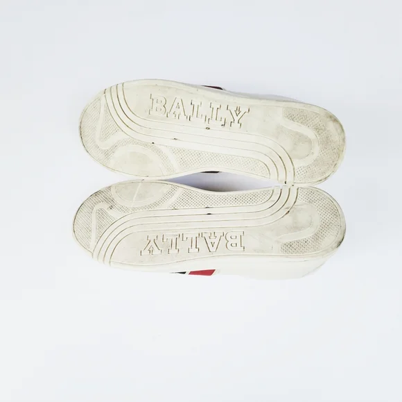 COPY - Bally white red 10 US 9 EU sneakers shoes Wilson White Lowtop